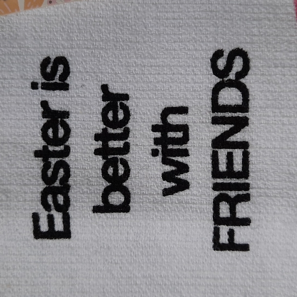 Easter Bunny Spring Farm Animals Dual Purpose Kitchen Dish Towels Fun Set - Picture 11 of 11